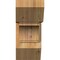 Ekena Millwork Imperial Slat Rough Sawn Bracket w/ Offset Brace, Western Red Cedar, 8"W x 18"D x 18"H BKT0806X18X18IMP06RWR - alternate 3